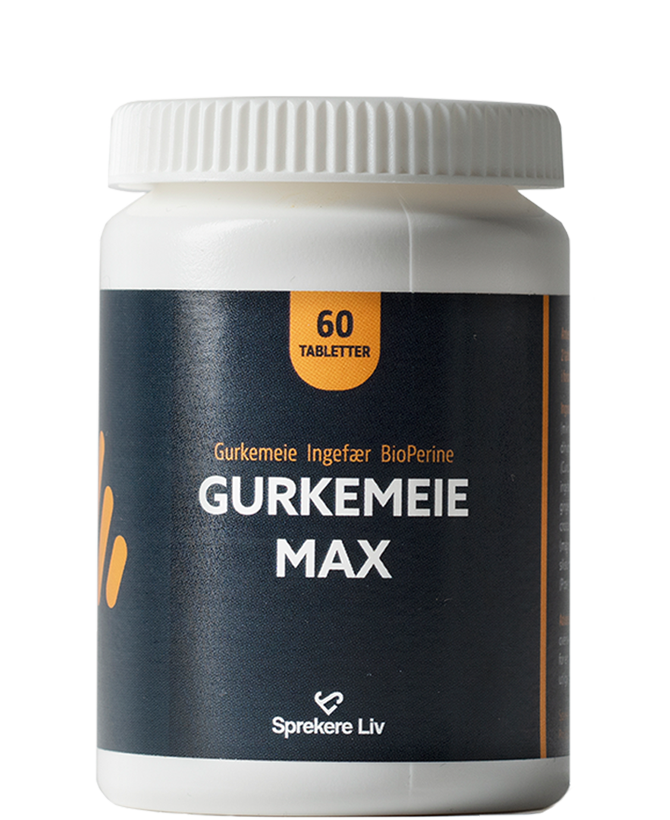 Boks med 60 tabletter Gurkemeie Max